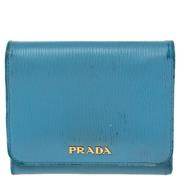 Prada Vintage Pre-owned Laeder plnbcker Blue, Dam