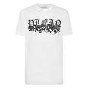 Philipp Plein Vita T-shirts och Polos White, Herr