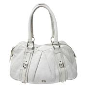 Burberry Vintage Pre-owned Laeder handvskor White, Dam