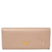 Prada Vintage Pre-owned Laeder plnbcker Beige, Dam