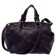 Carolina Herrera Pre-owned Pre-owned Laeder handvskor Purple, Dam