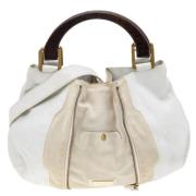 Jimmy Choo Pre-owned Pre-owned Tyg handvskor White, Dam