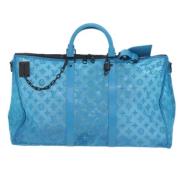 Louis Vuitton Vintage Pre-owned Canvas resvskor Blue, Dam