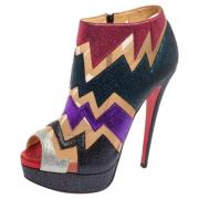 Christian Louboutin Pre-owned Pre-owned Tyg stvlar Multicolor, Dam