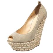 Giuseppe Zanotti Pre-owned Pre-owned Mocka klackskor Beige, Dam