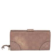 Gucci Vintage Pre-owned Laeder plnbcker Beige, Dam