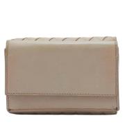 Bottega Veneta Vintage Pre-owned Laeder plnbcker Beige, Dam