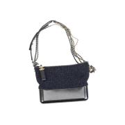 Chanel Vintage Pre-owned Tyg chanel-vskor Blue, Dam