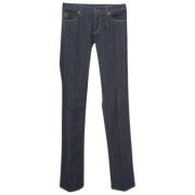 Louis Vuitton Vintage Pre-owned Denim jeans Blue, Dam