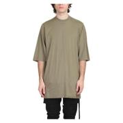 Rick Owens Oversize T-shirt - Jumbo Stil Green, Herr