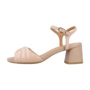 Geox High Heel Sandals Beige, Dam