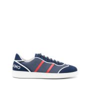 Salvatore Ferragamo Blå Logo Sneaker Blue, Herr