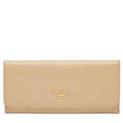 Prada Vintage Pre-owned Laeder plnbcker Beige, Dam