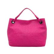 Bottega Veneta Vintage Pre-owned Laeder handvskor Pink, Dam