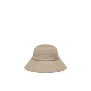 JW Anderson Beige Hatt med Bred Kulle och Logo Beige, Unisex