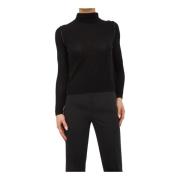 Nenette Svart Turtleneck Tröja Black, Dam