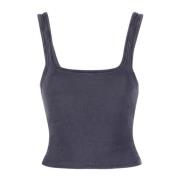 Entire Studios Square Neck Tank Top Blue, Dam