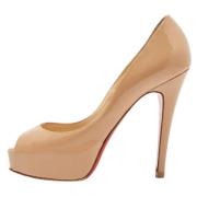 Christian Louboutin Pre-owned Pre-owned Laeder klackskor Beige, Dam