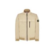 Stone Island Krinklad Reps Nylon Blouson Beige, Herr