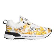 Versace Jeans Couture Abstrakt Logotyp Multifärgade Sneakers Multicolo...