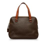 Celine Vintage Pre-owned Laeder handvskor Brown, Dam