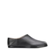 Maison Margiela Svarta Läder Slip-On Skor Black, Dam