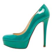 Christian Louboutin Pre-owned Pre-owned Laeder klackskor Green, Dam