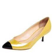 Giuseppe Zanotti Pre-owned Pre-owned Laeder klackskor Yellow, Dam