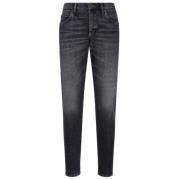 Dolce & Gabbana Midnight Blue Straight-Leg Bomullsjeans Blue, Herr