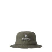 Ostrya Logo Print Bucket Hat Green, Herr