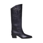 Maison Skorpios Cowboy Boots Black, Dam