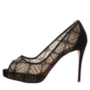 Christian Louboutin Pre-owned Pre-owned Spets klackskor Black, Dam