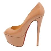 Christian Louboutin Pre-owned Pre-owned Laeder klackskor Beige, Dam