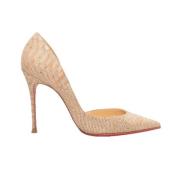 Christian Louboutin Pre-owned Pre-owned Laeder klackskor Beige, Dam