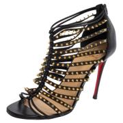 Christian Louboutin Pre-owned Pre-owned Laeder sandaler Black, Dam