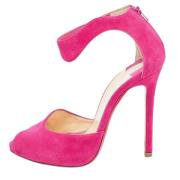 Christian Louboutin Pre-owned Pre-owned Mocka sandaler Pink, Dam