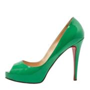 Christian Louboutin Pre-owned Pre-owned Laeder klackskor Green, Dam