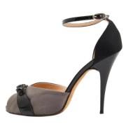 Giuseppe Zanotti Pre-owned Pre-owned Laeder sandaler Gray, Dam