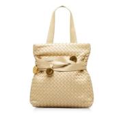 Bottega Veneta Vintage Pre-owned Laeder handvskor Beige, Dam