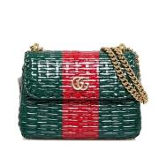 Gucci Vintage Pre-owned Mesh gucci-vskor Green, Dam