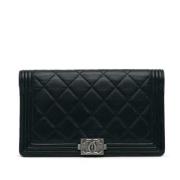 Chanel Vintage Pre-owned Laeder plnbcker Black, Dam