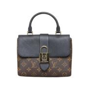 Louis Vuitton Vintage Pre-owned Laeder handvskor Brown, Dam