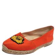 Christian Louboutin Pre-owned Pre-owned Canvas lgskor Orange, Dam