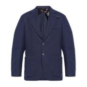 Brioni Blazer med kavajslag Blue, Herr