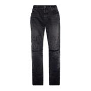 Amiri Straight leg jeans Black, Herr