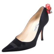 Jimmy Choo Pre-owned Pre-owned Satin klackskor Black, Dam