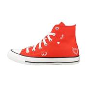 Converse Högtopp Mode Sneakers Red, Dam