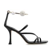 Jimmy Choo Otilla klack sandaler Black, Dam