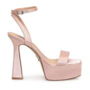 Steve Madden Discord Platta Sandaler Pink, Dam