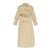 Alexander McQueen Dubbelknäppt trenchcoat Beige, Dam